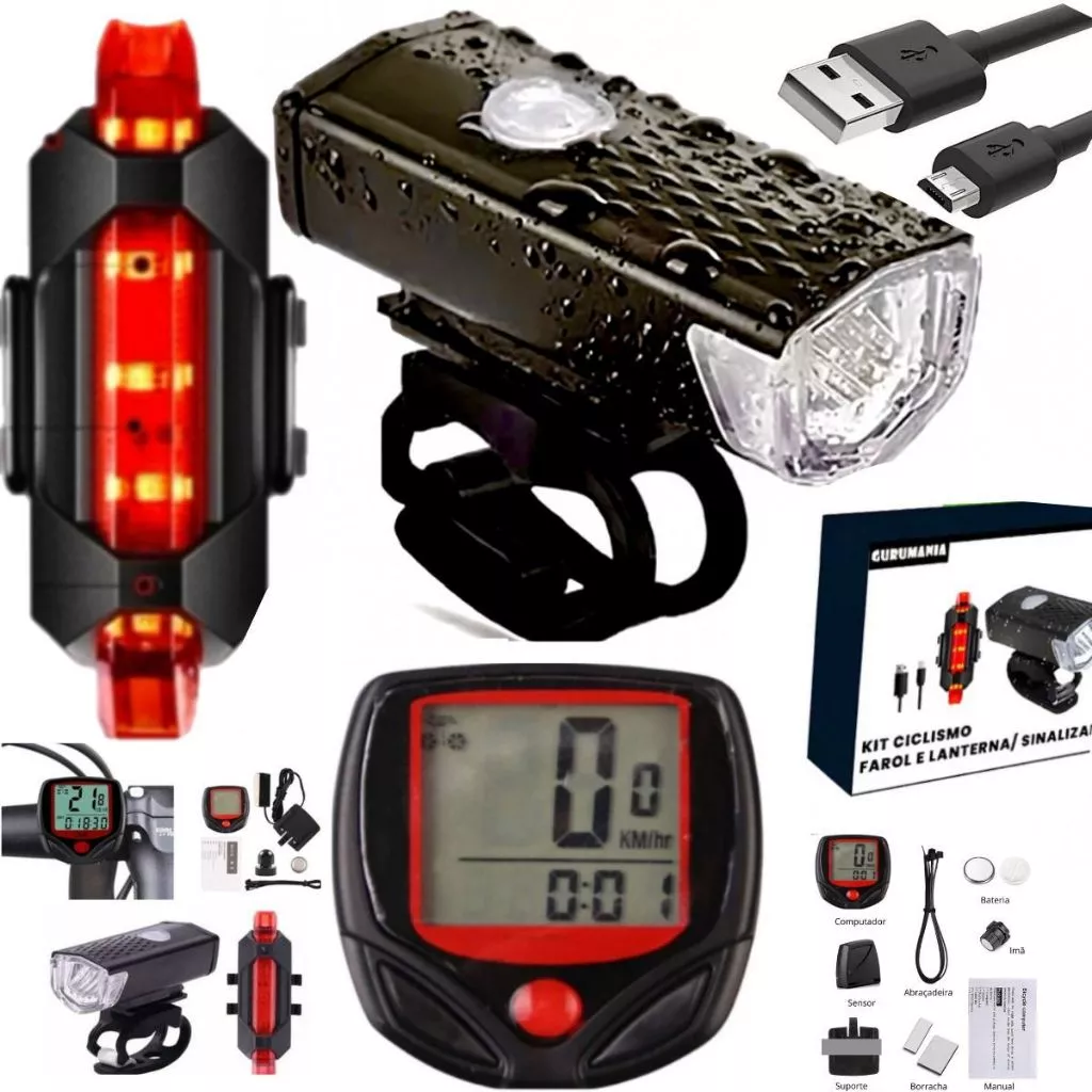 Farol Lanterna Bike com Velocímetro USB: Análise Completa para Segurança e Performance