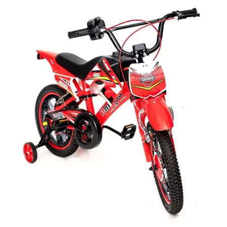 Bicicleta Infantil MotoCross Unitoys Aro 16: A Aventura Começa com Som de Moto!